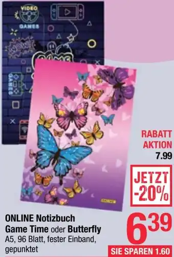 Maximarkt Online Notizbuch Angebot