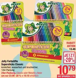Maximarkt Jolly Farbstifte Supersticks Classic Angebot