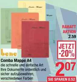 Maximarkt bene Comba Mappe A4 Angebot