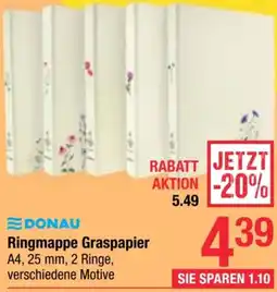 Maximarkt DONAU Ringmappe Graspapier Angebot