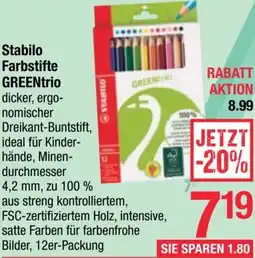 Maximarkt Stabilo Farbstifte GREENtrio Angebot