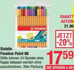 Maximarkt Stabilo Fineline Point 88 Angebot