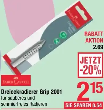 Maximarkt Dreieckradierer Grip 2001 Angebot