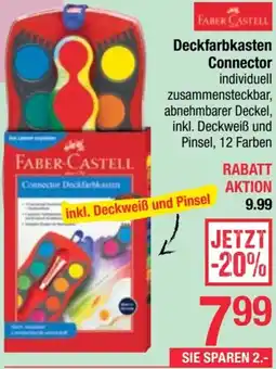 Maximarkt Faber castell Deckfarbkasten Connector Angebot