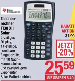 Maximarkt Taschen- rechner Solar Angebot