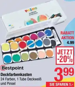 Maximarkt Bestpoint Deckfarbenkasten Angebot