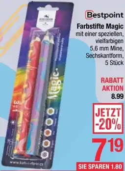Maximarkt Bestpoint Farbstifte Magic Angebot