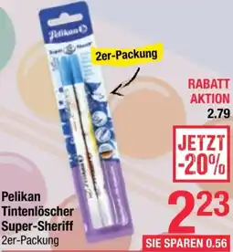 Maximarkt Pelikan Tintenlöscher Super-Sheriff Angebot