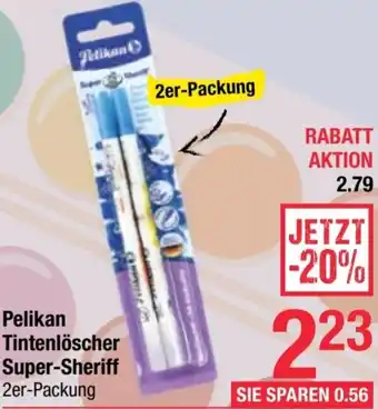 Maximarkt Pelikan Tintenlöscher Super-Sheriff Angebot