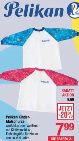 Maximarkt Pelikan Kinder- Malschürze Angebot