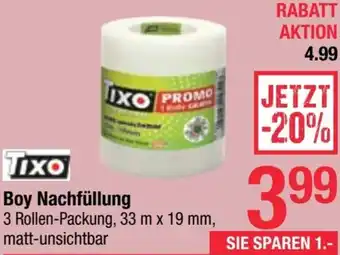 Maximarkt TIXO Boy Nachfüllung Angebot
