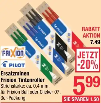 Maximarkt Ersatzminen Frixion Tintenroller Angebot