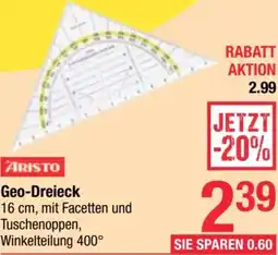 Maximarkt Aristo Geo-Dreieck Angebot