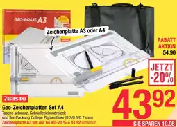 Maximarkt Aristo Geo-Zeichenplatten Set A4 Angebot