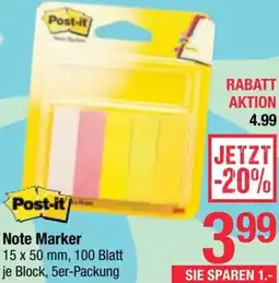 Maximarkt Note Marker Angebot