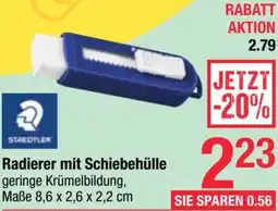 Maximarkt Radierer mit Schiebehülle Angebot
