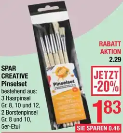Maximarkt Spar Creative Pinselset Angebot