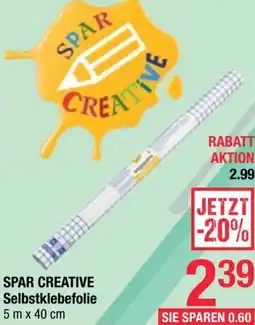 Maximarkt Spar Creative Selbstklebefolie Angebot