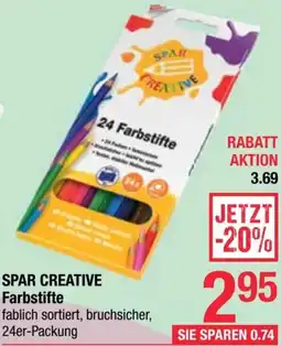 Maximarkt SPAR CREATIVE Farbstifte Angebot