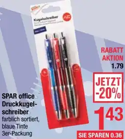 Maximarkt SPAR office Druckkugel- schreiber Angebot