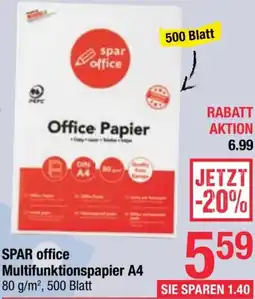 Maximarkt SPAR office Multifunktionspapier A4 Angebot