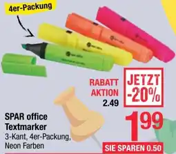 Maximarkt SPAR office Textmarker Angebot