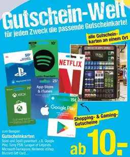 Maximarkt Gutscheinkarten Angebot