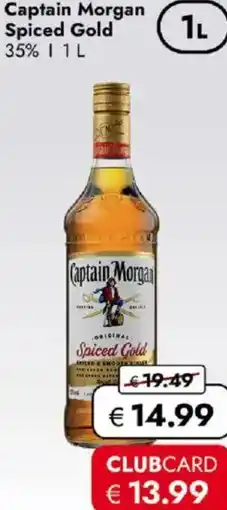 Travel FREE Captain Morgan Spiced Gold Angebot