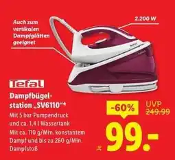 Lidl Dampfbügelstation „SV6110“ Angebot