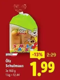 Lidl Ölz Schulmaus Angebot