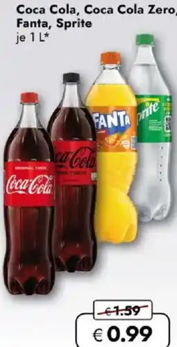 Travel FREE Coca Cola, Coca Cola Zero, Fanta, Sprite Angebot