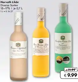 Travel FREE Horvath Likör Angebot