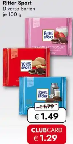 Travel FREE Ritter Sport Angebot