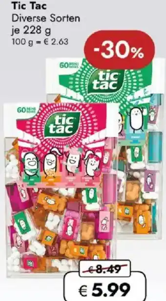 Travel FREE Tic Tac Angebot