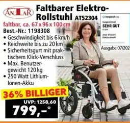 Norma ANLAR Faltbarer Elektro- Rollstuhlh Angebot