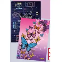 Maximarkt Notizbuch Game Time oder Butterfly A5, 96 Blatt Maximarkt Angebot