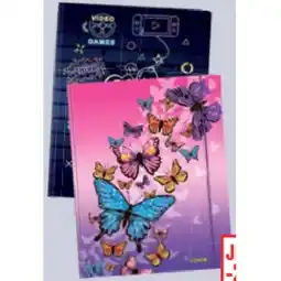 Maximarkt Gummizugmappe Game Time oder Butterfly A4 Maximarkt Angebot