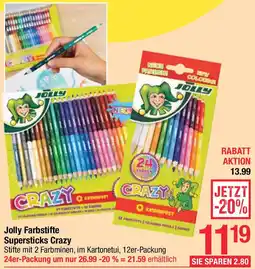 Maximarkt Jolly Farbstifte Supersticks Crazy Angebot