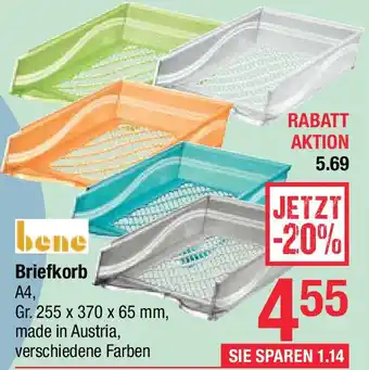 Maximarkt bene Briefkorb Angebot