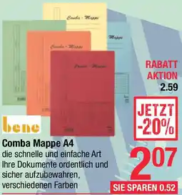 Maximarkt bene Comba Mappe A4 Angebot