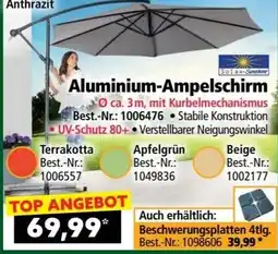 Norma Aluminium-Ampelschirm Angebot