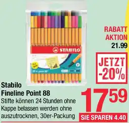 Maximarkt Stabilo Fineline Point 88 Angebot