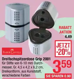 Maximarkt Dreifachspitzerdose Grip 2001 Angebot