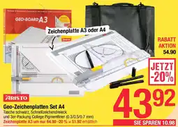 Maximarkt ARISTO Geo-Zeichenplatten Set A4 Angebot