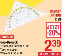 Maximarkt ARISTO Geo-Dreieck Angebot