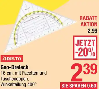 Maximarkt ARISTO Geo-Dreieck Angebot