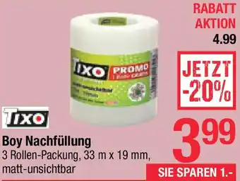 Maximarkt TIXO Boy Nachfüllung Angebot