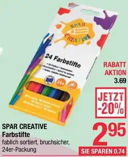 Maximarkt Spar creative Farbstifte Angebot