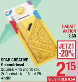 Maximarkt Spar creative Geometrieset Angebot