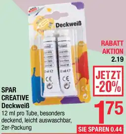 Maximarkt Spar creative Deckweiß Angebot
